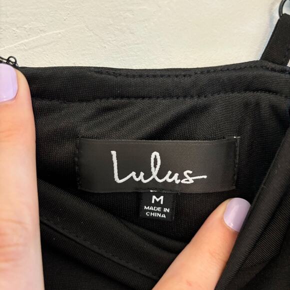 Lulus Spoonful of Sass Black Ruffled Bodycon Mini Dress - Picture 5 of 7